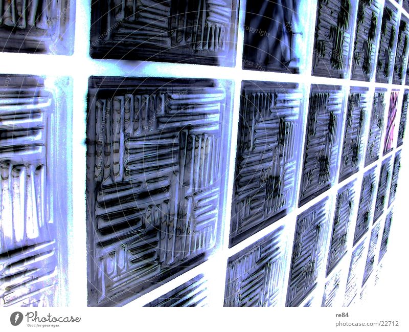honeycomb model Window Light Negative White Violet Wall (building) Year Precision Pattern Architecture Opposite Blue Frame Glass 80 70 Old Feasts & Celebrations