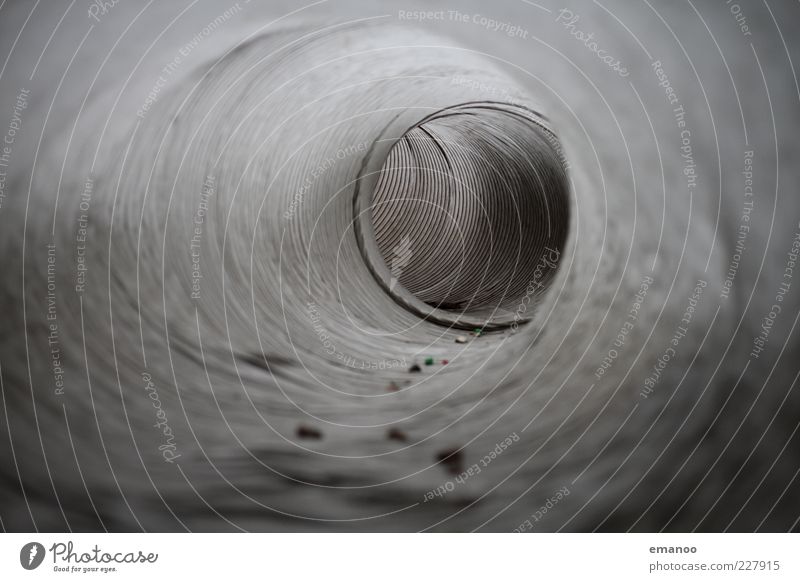 Look down the tube. Technology Air Paper Round Ventilation Heating Pipe Hose Blow Deep Bend Refrigeration Air conditioning Open Dark Escape route Drift Spiral