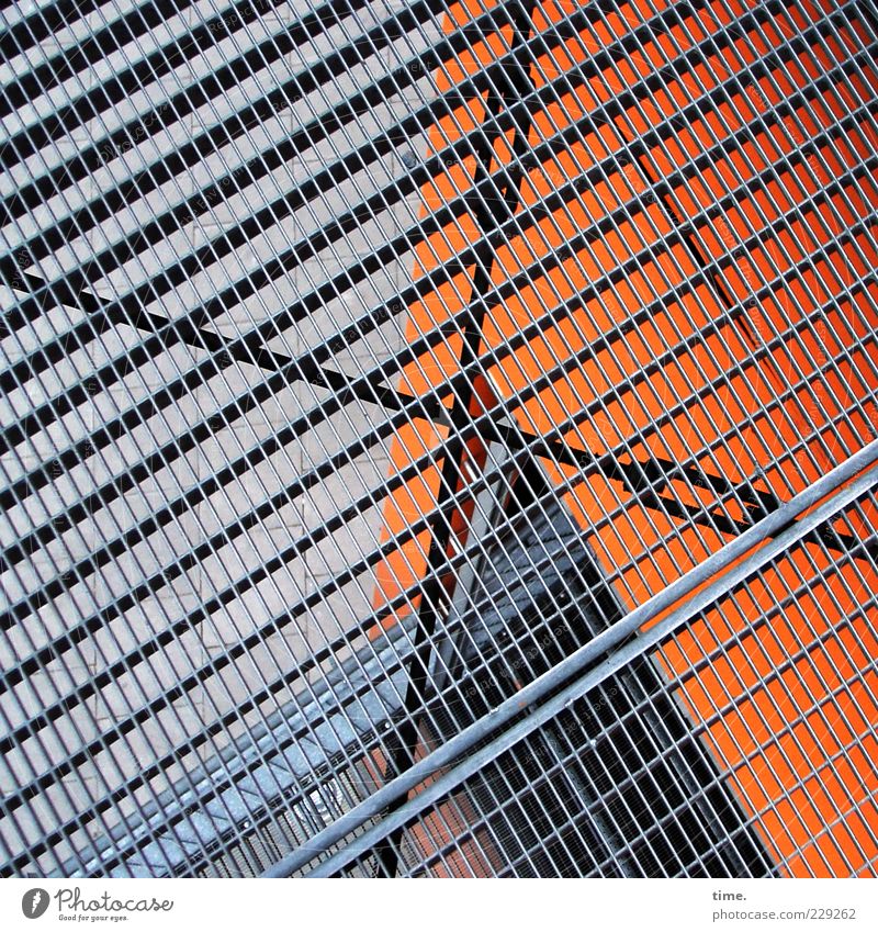 Hurricane festival (test) Manmade structures Architecture Metal Safety Fear Esthetic Bizarre Threat Risk Senses Stress Level Height Metalware Scaffolding Orange