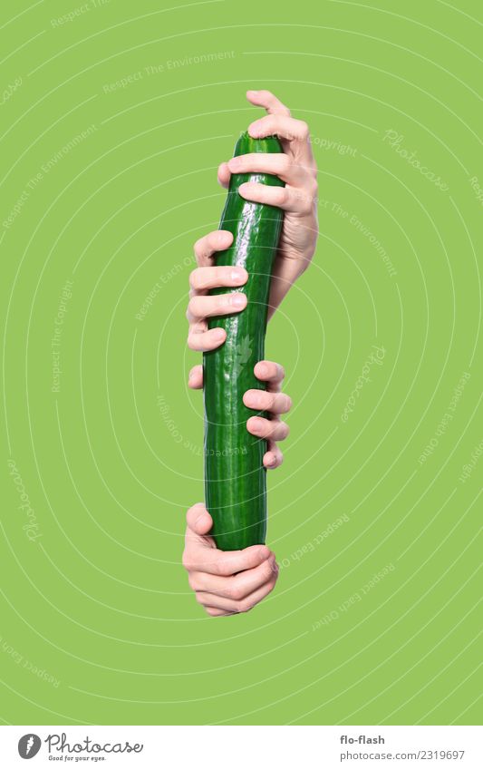 RATHER THE CUCUMBER IN YOUR HAND THAN ... Food Vegetable Lettuce Salad Nutrition Organic produce Vegetarian diet Diet Fasting Style Beautiful Manicure Healthy