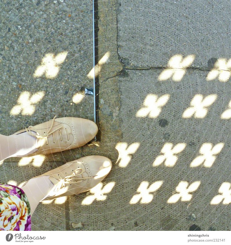 sunflowers. Feet 1 Human being Beautiful weather Footwear Sign Stand Happiness Freedom Stagnating Dream Visual spectacle Ground Colour photo Exterior shot