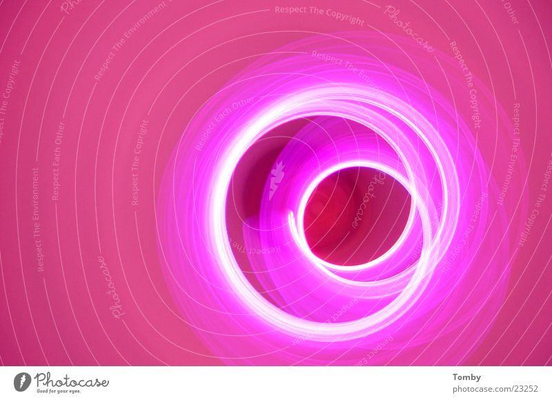 little pink-coloured hole Rotate Long exposure Pink Red Light Obscure Hollow rotary motion Colour