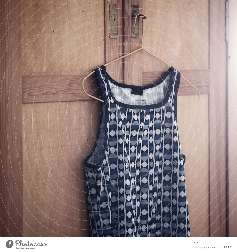 his Cupboard Masculine Clothing Hang Beautiful Pattern Hanger Colour photo Interior shot Deserted Neutral Background Light Top Gray Undershirt Suspended