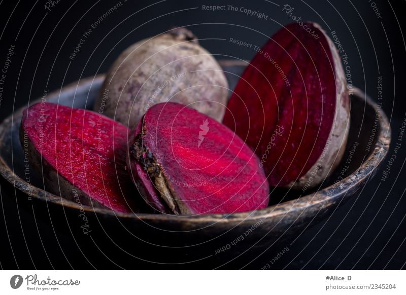 Fresh beetroot Beetroot Still life Food Healthy Eating Winter Plant Agricultural crop Red beet Bowl Wood Diet Dark Delicious Natural Juicy Violet Black Nature