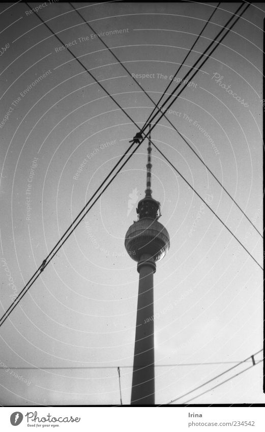 Vredebox | Simply Berlin Berlin TV Tower Capital city Downtown Tourist Attraction Landmark Television tower Esthetic Symmetry Analog Cross Architecture