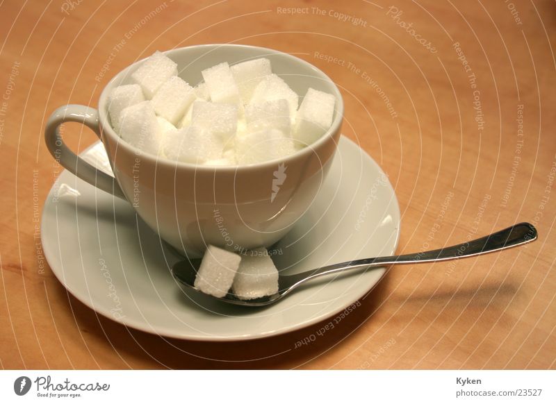 More sugar???? Sugar Cup Saucer Nutrition Coffee Fill