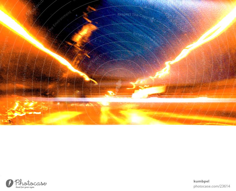 tunnel turbulence Tunnel Night Long exposure Flashy Light Lightning Turbulence Transport Orange like lightning turbulent London Underground channel thunder