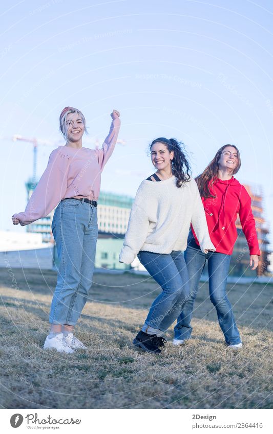 Three Beautiful Young Women - a Royalty Free Stock Photo from