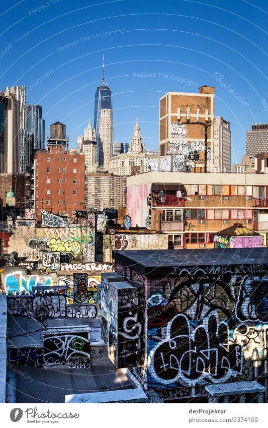 Skyline in New York I Deep depth of field Contrast Shadow Light Day Copy Space middle Copy Space bottom Copy Space left Copy Space right Deserted Copy Space top