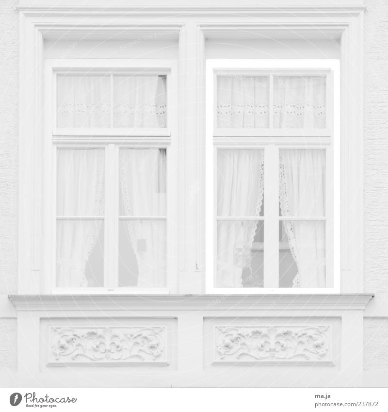 Weisser Dank (Munich, Waltherstraße I) House (Residential Structure) Building Architecture Window Stone Old Historic White Uniqueness Old building Stucco