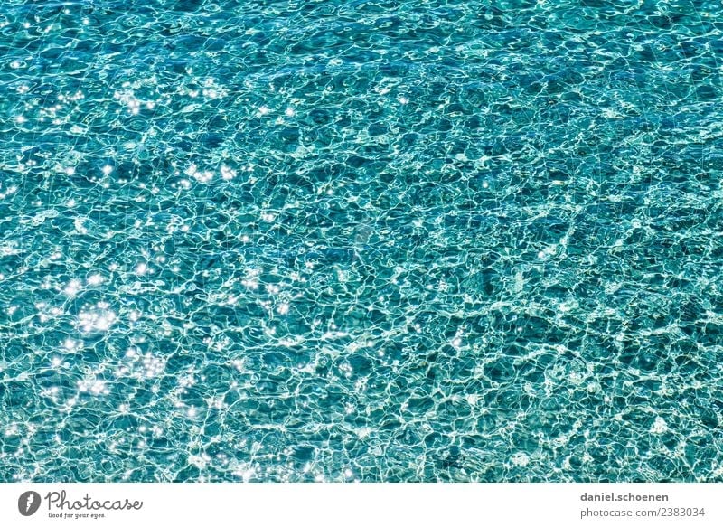 Mediterranean 1 Swimming & Bathing Vacation & Travel Summer Ocean Waves Water Fluid Glittering Maritime Blue Turquoise Pure Abstract Mediterranean sea