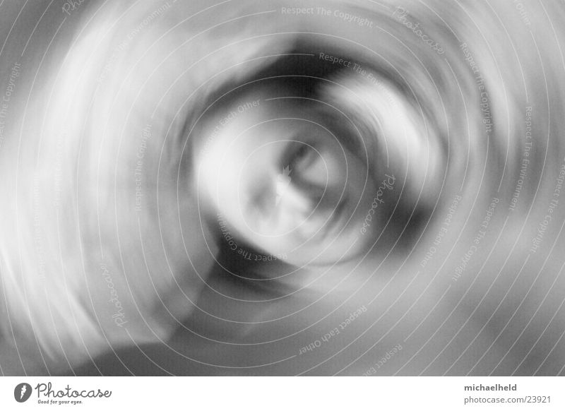 Rotate in a circle Rotation Middle Central Speed Man Lomography Circle Movement Arm Blur Face Black & white photo
