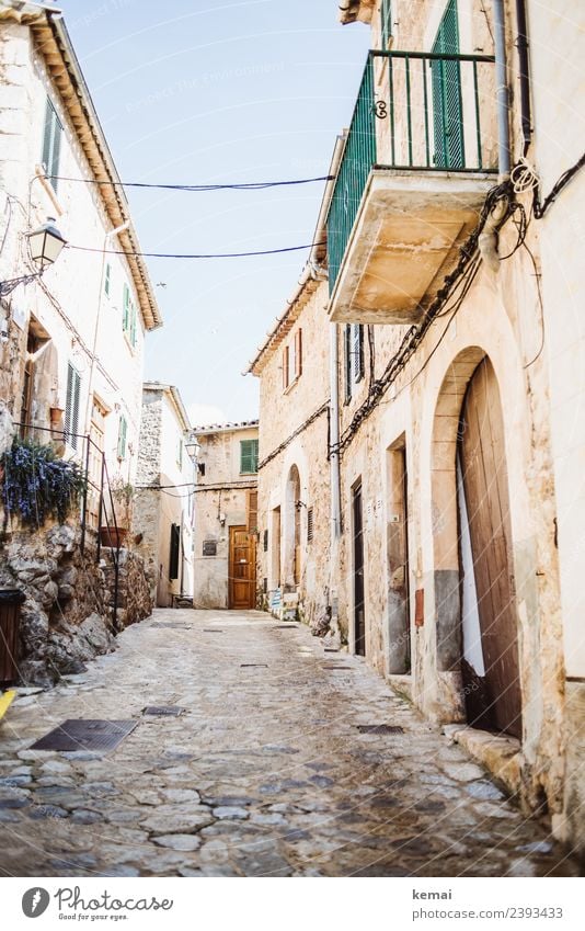 In the alleys of Valldemossa Harmonious Well-being Contentment Senses Relaxation Calm Vacation & Travel Trip Sightseeing City trip Summer Summer vacation Sun