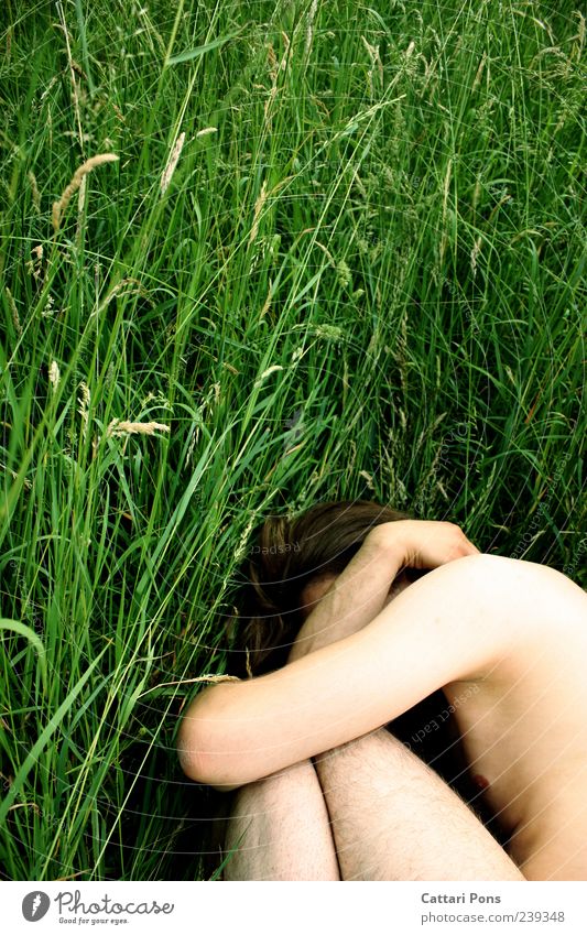 Girl in the moss - a Royalty Free Stock Photo from Photocase