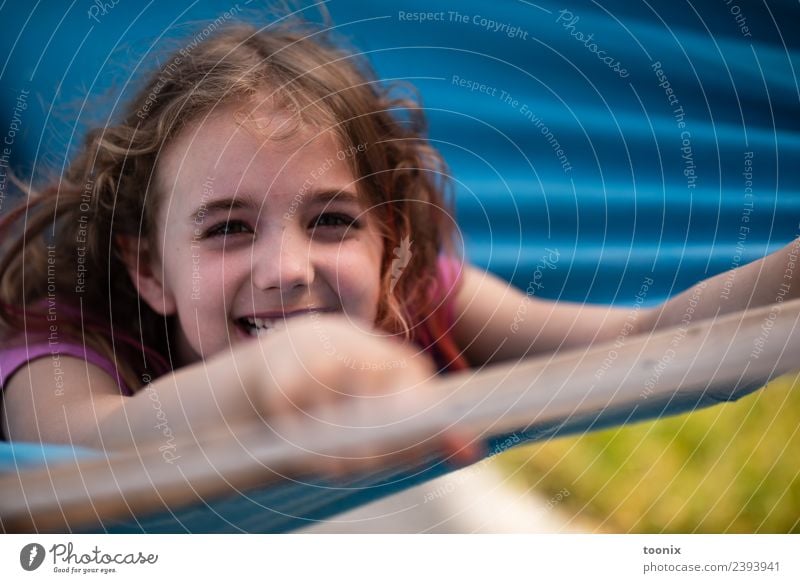 young girl wearing makeup and playing outside Joy Happy Summer Human being Woman Adults Infancy 1 3 - 8 years Child Nature Fashion Brunette Long-haired Curl