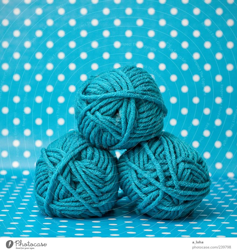 in the beginning was wool II Lifestyle Leisure and hobbies Hip & trendy Beautiful Beginning Wool Knit Crochet Handcrafts Turquoise Point Multicoloured Knot