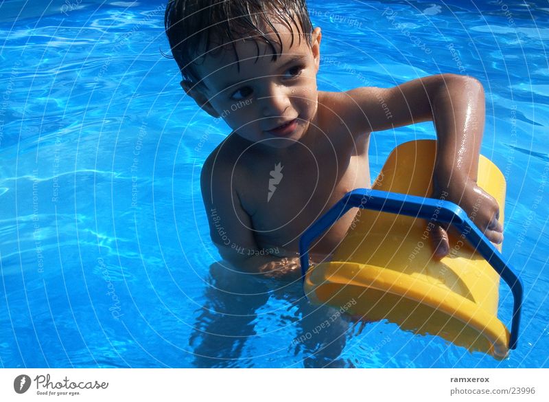 water features Toddler Swimming pool Summer Man Water Close-up