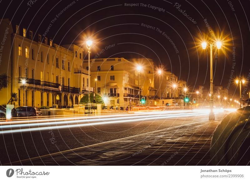 Street at night at Brighton Beach, Brighton, England - a Royalty Free Stock  Photo from Photocase