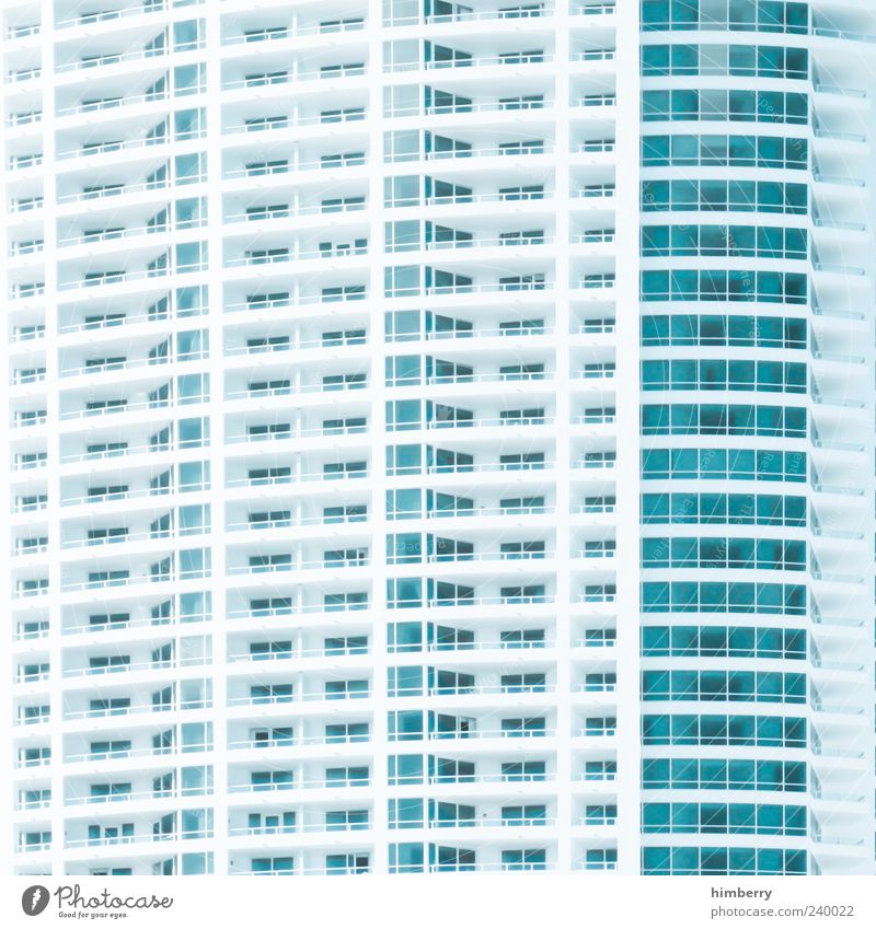 House by the sea Style Design House (Residential Structure) High-rise Manmade structures Building Architecture Facade Colour photo Multicoloured Exterior shot