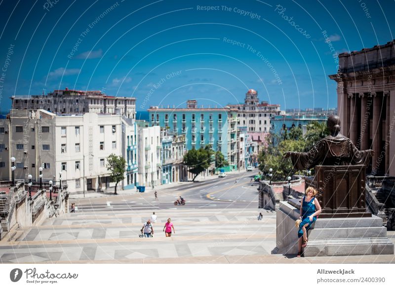 University of Havana Campus Staircase Cuba Island Academic studies Stairs Vacation & Travel Travel photography Summer Beautiful weather Cloudless sky Sunglasses