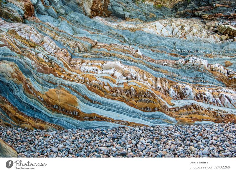 Sedimentary rocks texture Beach Ocean Wallpaper Education Science & Research Geology Profession Geologist Art Nature Earth Rock Coast Tourist Attraction Stone
