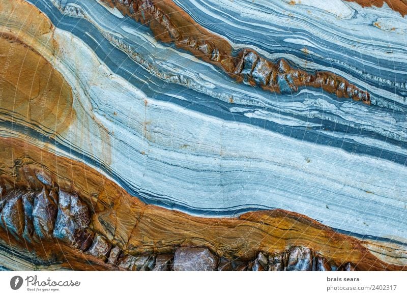 Sedimentary rocks texture Beach Ocean Education Science & Research Geology Profession Geologist Art Environment Nature Earth Coast Tourist Attraction Stone