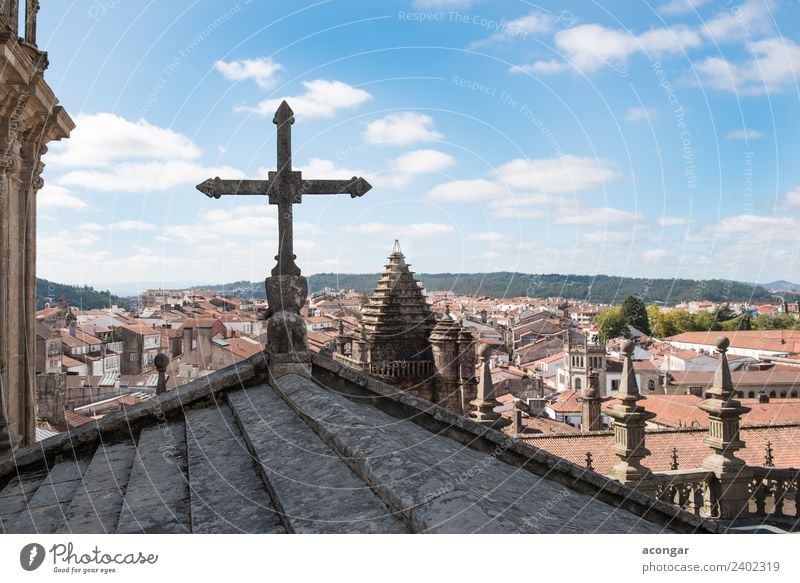 Views of the city of Santiago de Compostela (Galicia) Vacation & Travel Tourism Culture Church Building Architecture Monument Old Historic Religion and faith