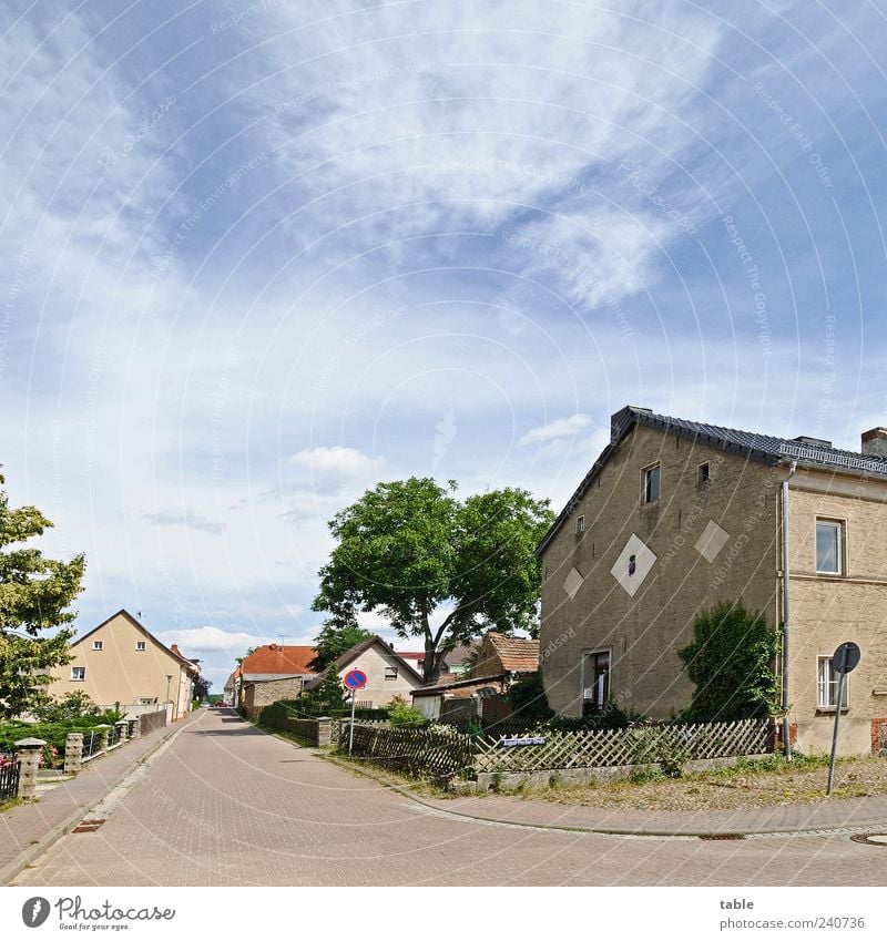 Lindow/Mark Brandenburg Environment Nature Landscape Sky Summer Tree Germany Small Town Outskirts House (Residential Structure) Manmade structures Building