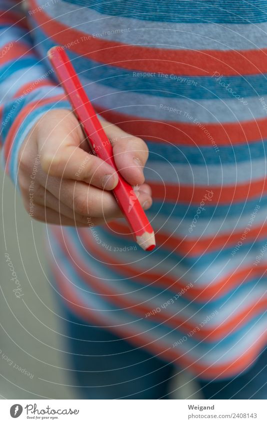 Red pencil II Kindergarten Child School Study Schoolyard Schoolchild Student Examinations and Tests Boy (child) Infancy Youth (Young adults) Write Pen Clarity