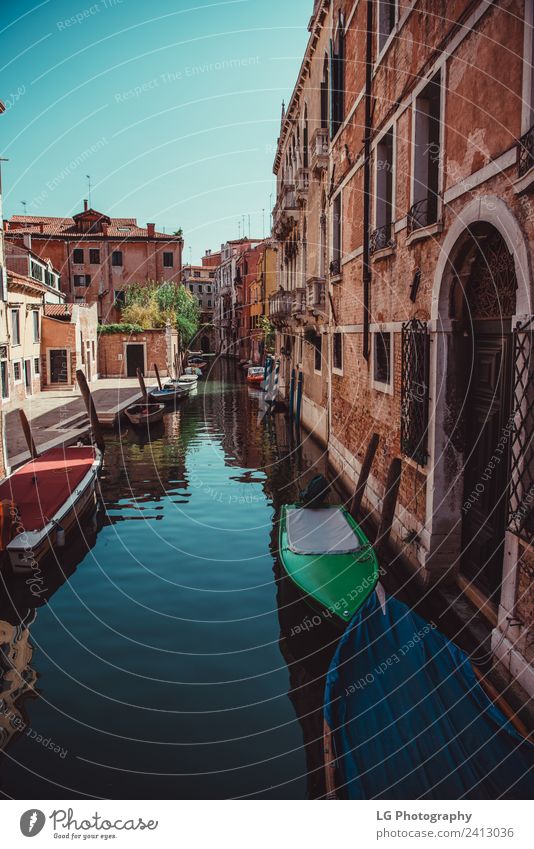 Italian town of Treviso Vacation & Travel Climate Tree River Building Street Watercraft Hang Blue Italy colourful pastel European italia wall Venice sile comune