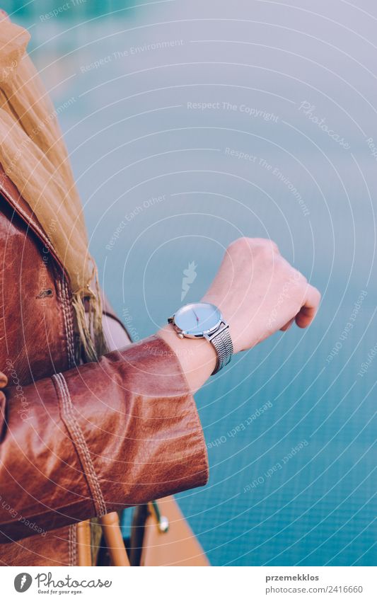 Free Stock Photo of Female hand with wrist watch