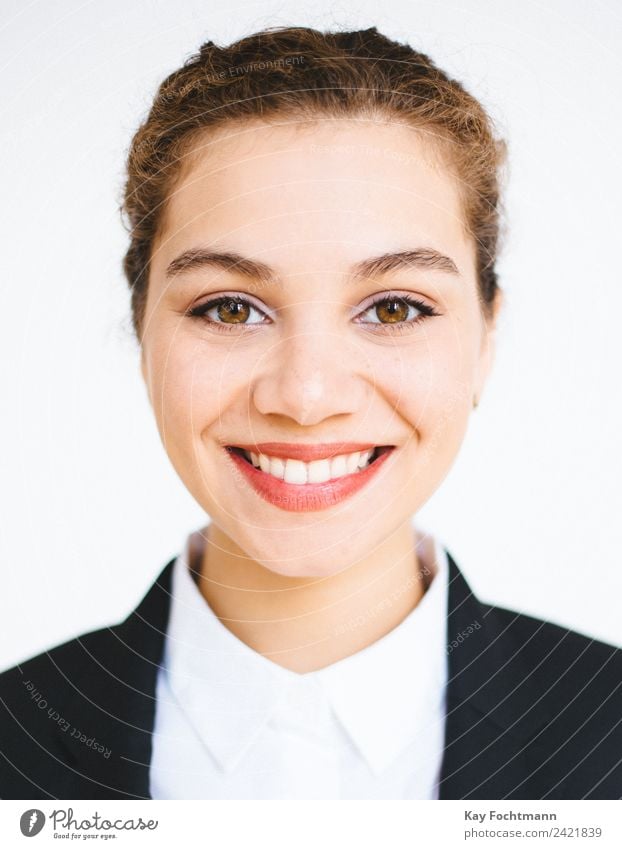 Portrait of smiling businesswoman Elegant Style Work and employment Office Business Career Success Woman Adults Life Face 1 Human being 18 - 30 years
