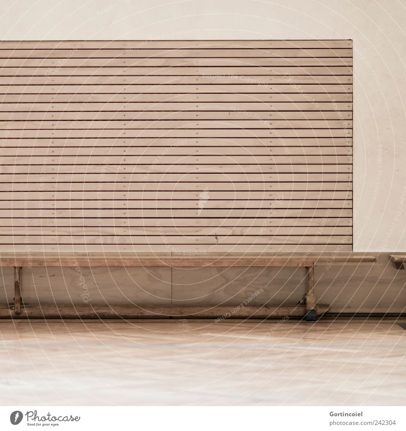 sports Leisure and hobbies Brown Gymnasium Sporting Complex Bench Colour photo Subdued colour Interior shot Copy Space bottom