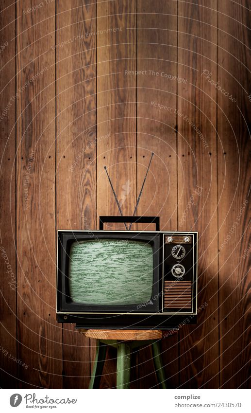 70s television set in front of wooden wall Flat (apartment) Redecorate Moving (to change residence) Interior design Room Living room Attic Parenting