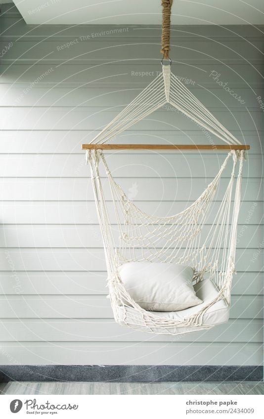 hanging chair Wellness Well-being Contentment Senses Relaxation Calm Meditation Vacation & Travel Living or residing Flat (apartment) Armchair Hang Cushion