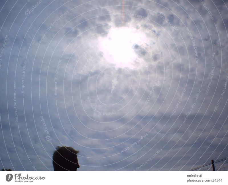 hole in the cloud Clouds Light Sky Light (Natural Phenomenon) Cover Weather Sun