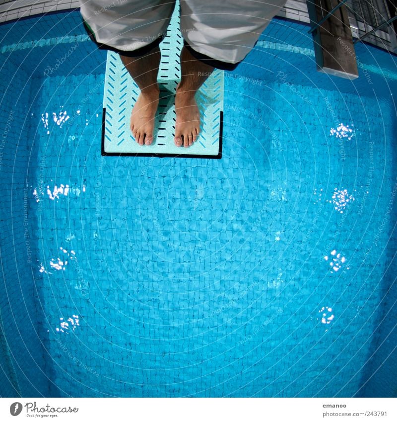 Kurt C. Pants Lifestyle Style Joy Swimming & Bathing Sports Aquatics Sportsperson Swimming pool Human being Masculine Man Adults Legs Feet 1 Water To fall