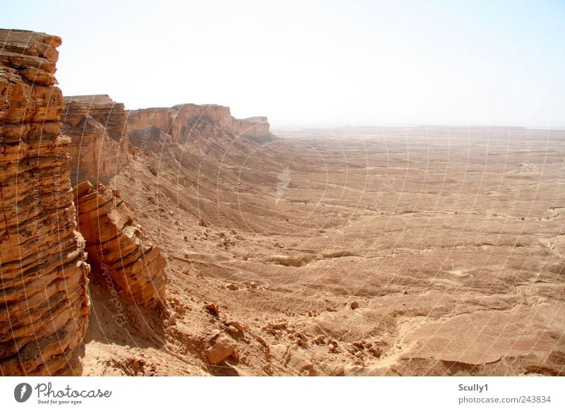 Edge Of The World Saudi Arabia A Royalty Free Stock Photo From Photocase