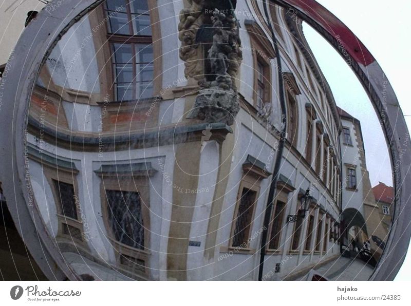mirror house Mirror Housefront Prague Europe Distorted Architecture