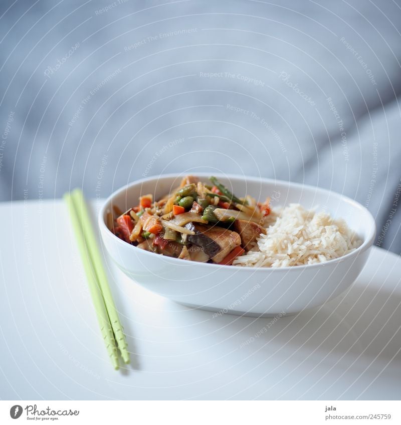 thai food Food Vegetable Rice Nutrition Lunch Organic produce Vegetarian diet Asian Food Bowl Cutlery Delicious Appetite Colour photo Interior shot Deserted