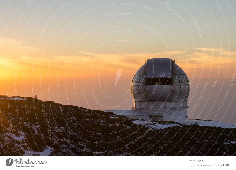 Astrophysical Observatory of the Roque de los Muchachos Island Winter Snow Sky Telescope Discover Adventure Serene Vacation & Travel Calm Infinity La Palma
