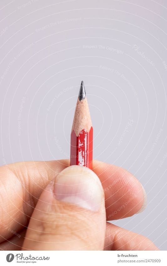 small pencil Study Office work Workplace Business Man Adults Fingers Stationery To hold on Idea Innovative Inspiration Pencil Point Pointed Write Draw