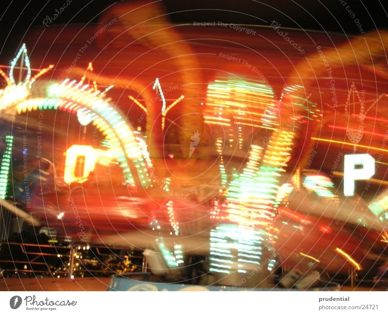 fairground 3 Fairs & Carnivals Carousel Long exposure Dark Services merry-goround roundabout octupus Light Evening
