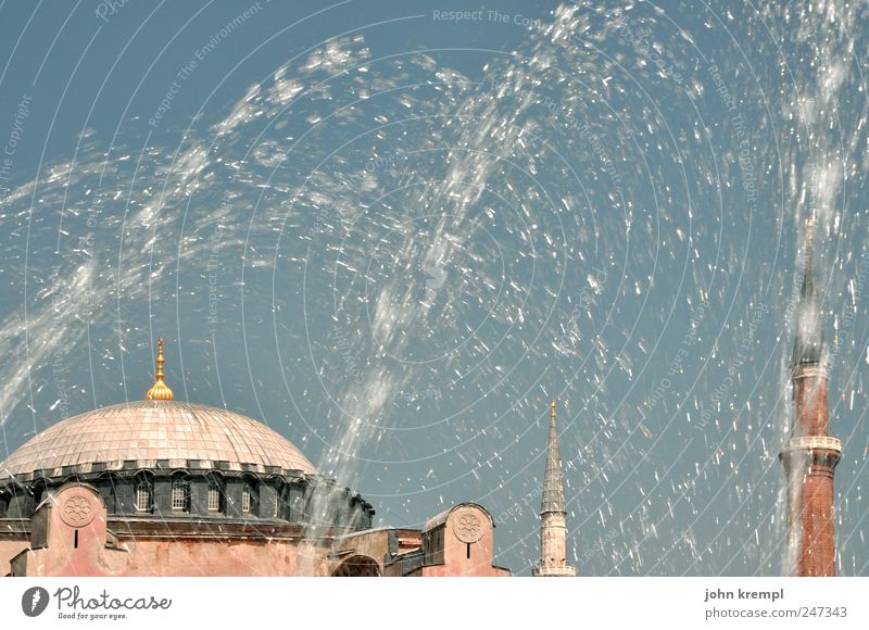 Cold shower Istanbul Turkey Capital city Old town Manmade structures Building Architecture Well Domed roof Minaret Tourist Attraction Landmark Monument