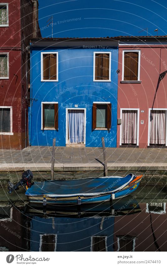 favorite color Vacation & Travel Trip Sightseeing City trip Summer vacation Living or residing House (Residential Structure) Burano Venice Italy Village