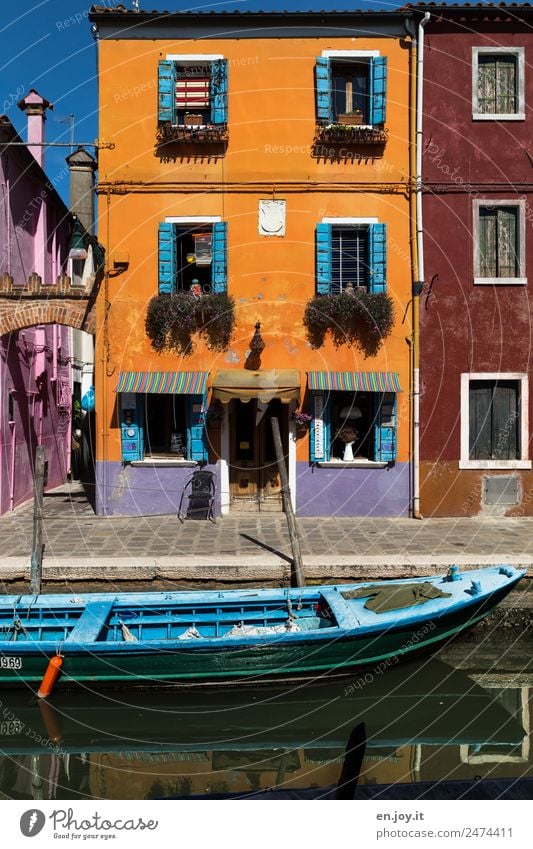 discreet Lifestyle Vacation & Travel Trip Sightseeing City trip Summer vacation Burano Venice Italy Village Fishing village Old town