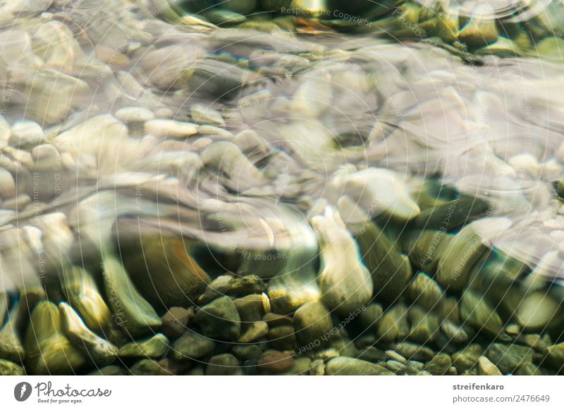 Stony under the waves. Harmonious Relaxation Calm Summer Beach Waves Environment Nature Elements Water Lakeside River bank Brook Stone Movement Lie Esthetic