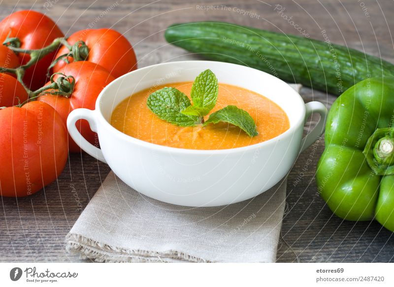 Pumpkin soup in white bowl and ingredients on wooden table Food Healthy Eating Dish Food photograph Vegetable Soup Stew Nutrition Organic produce