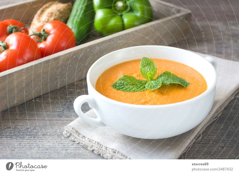 Pumpkin soup Food Vegetable Soup Stew Nutrition Lunch Organic produce Vegetarian diet Bowl Healthy Healthy Eating Thanksgiving Fresh Good Cream Tomato Pepper