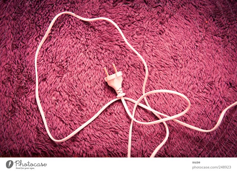 pink power Cable Technology Pelt Cuddly Pink White Electricity Connector Energy Material Cloth Thrifty Terminal connector Colour photo Multicoloured